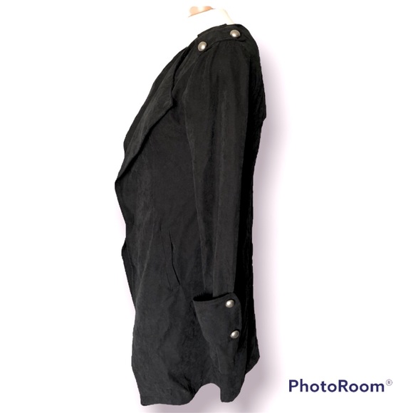 *PATTYBOUTIK* faux suede trench coat - Picture 2 of 4